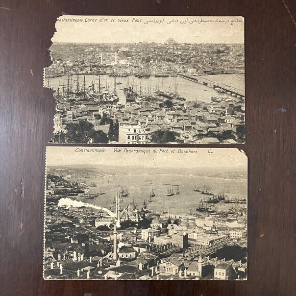 Set of 2 Antique Constantinople (Istanbul), Turkey Postcards - Picture 1 of 7